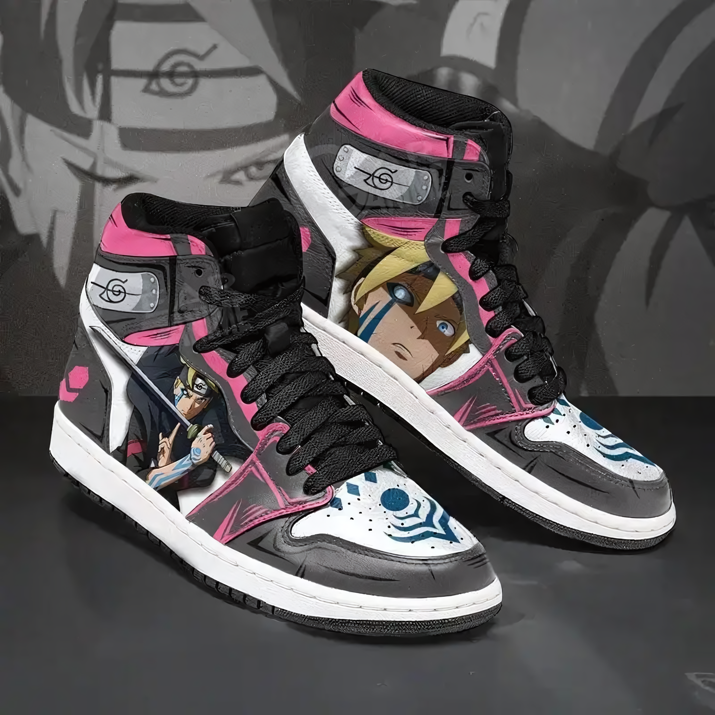 Boruto Uzumaki Air Jodan 1 High Sneakers