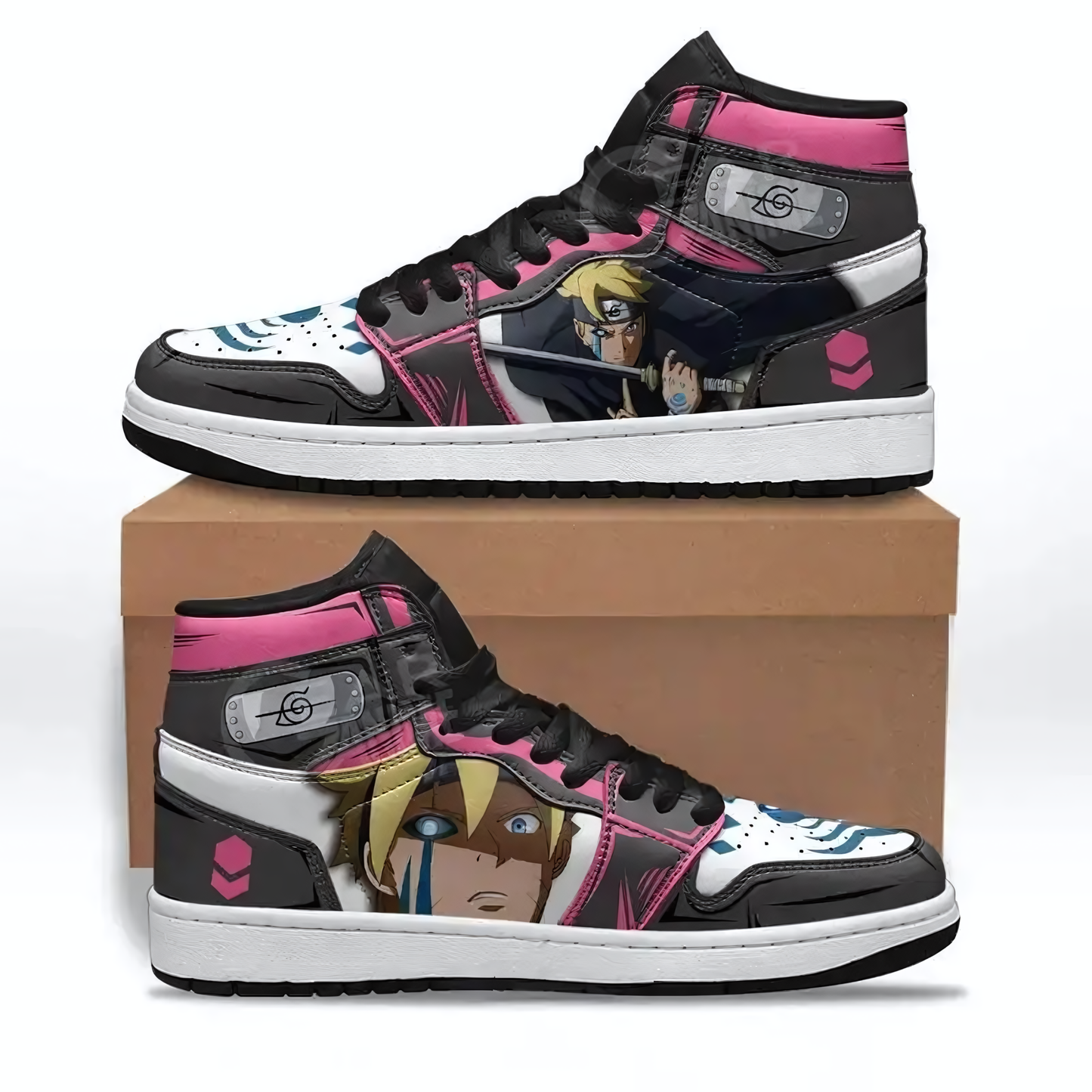 Boruto Uzumaki Air Jodan 1 High Sneakers