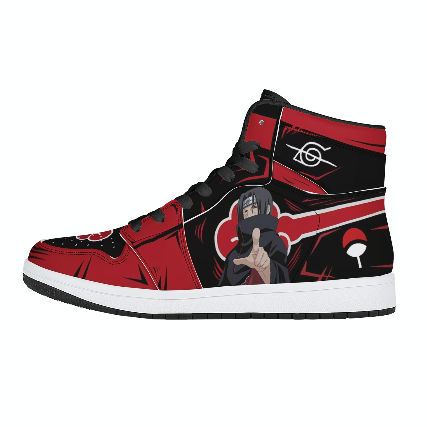 Naruto Shippuden Itachi Uchiha Air Jordan 1 High Sneakers