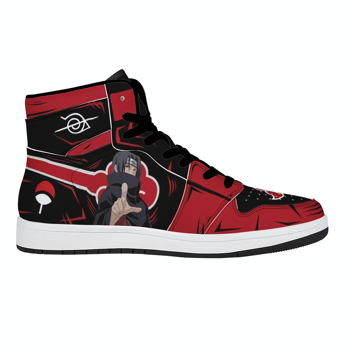 Naruto Shippuden Itachi Uchiha Air Jordan 1 High Sneakers