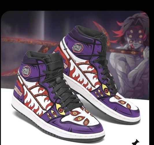 Demon Slayer Kokushibo Air Jordan 1 High Sneakers