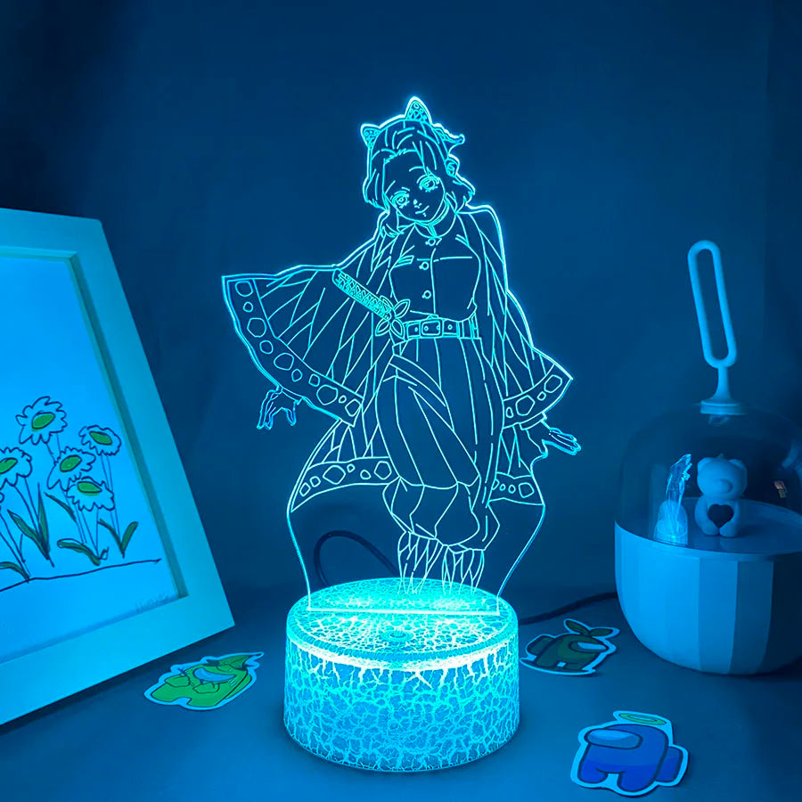 Demon Slayer Shinobu Kocho 3D Night Light