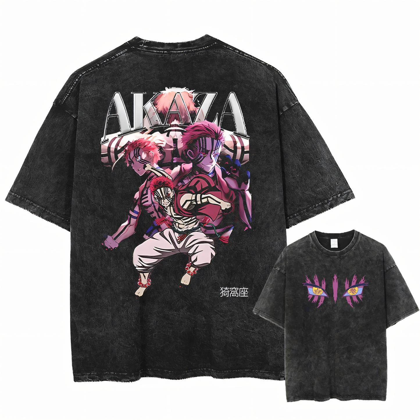 Demon Slayer Akaza Vintage T-Shirt