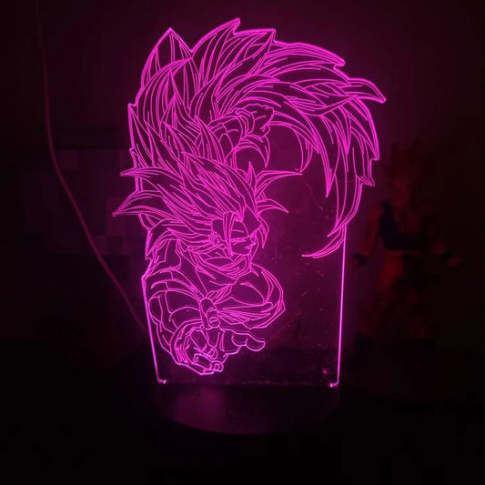 Dragon Ball Goku SS3 3D Night Light