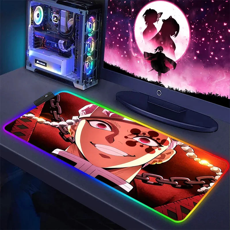 Demon Slayer RGB Keyboard Mat & Mouse Pad