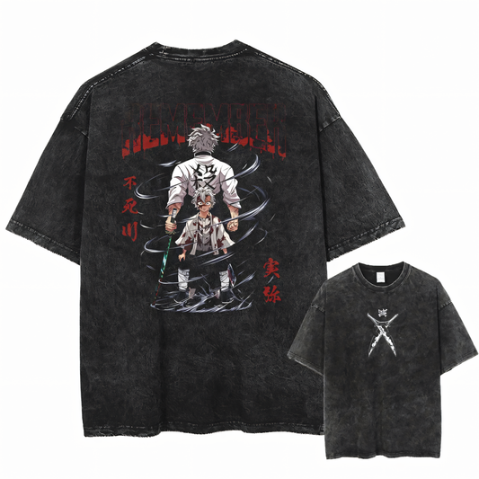 Demon Salyer Sanemi Shinazugawa Vintage T-Shirt