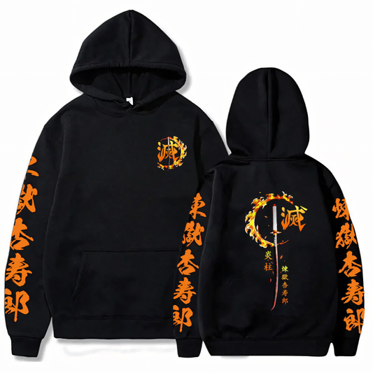 Demon Slayer Rengoku Kyoujurou Hoodie