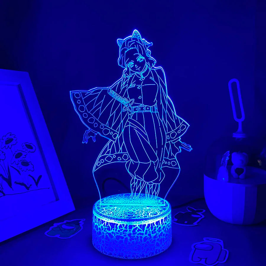 Demon Slayer Shinobu Kocho 3D Night Light