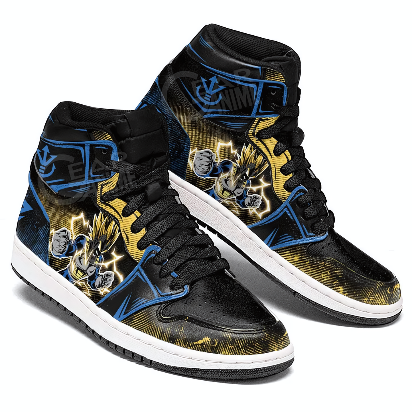 Dragon Ball Vegeta SS2 Air Jordan 1 High Sneakers