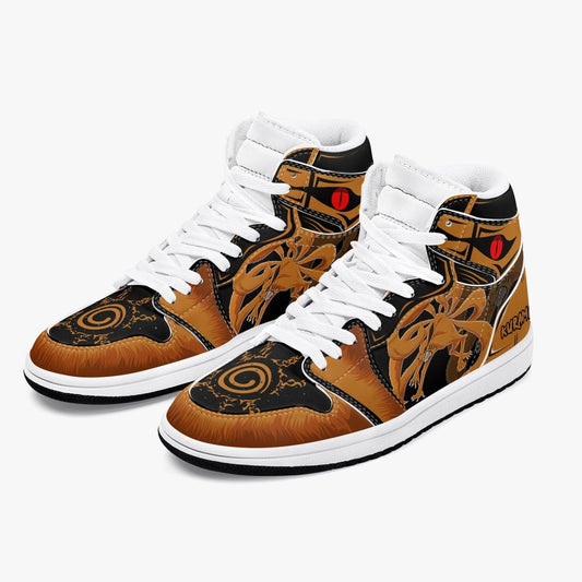 Naruto Shippuden Kurama Air Jordan 1 High Sneakers