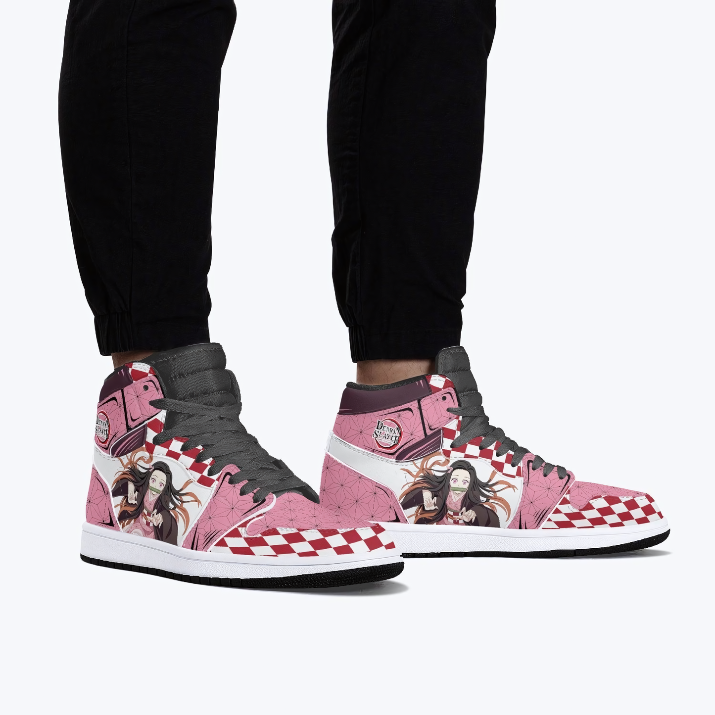 Demon Slayer Nezuko Air Jordan 1 High Sneakers