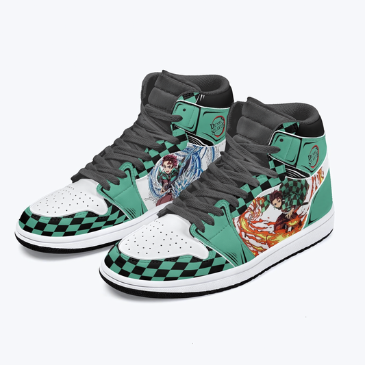 Demon Slayer Tanjiro Air Jordan 1 High Sneakers